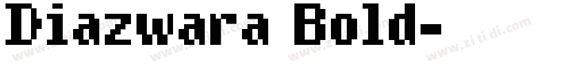 Diazwara Bold字体转换